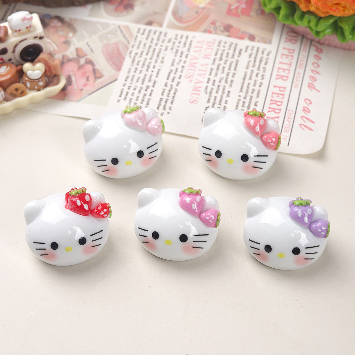 Hair Care Lotion - 10/50PCS Cartoon DIY Fruit Big Head