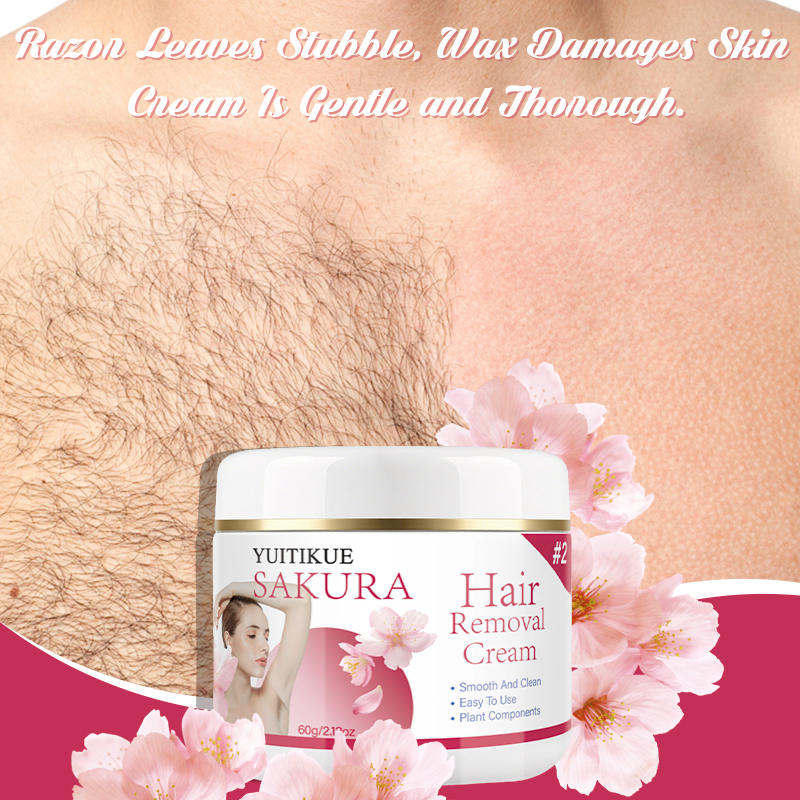 Hair Care Lotion - YUITIKUE Gentle Sakura Hair Removal Cream,