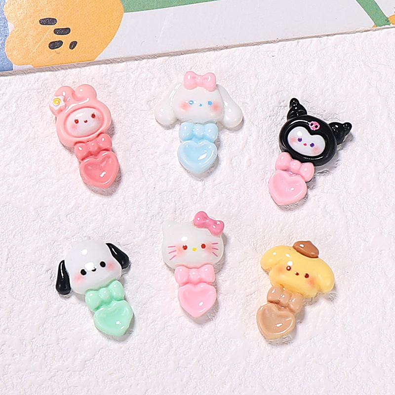 Hair Care Lotion - 24/120PCS Cartoon DIY resin accessories, small