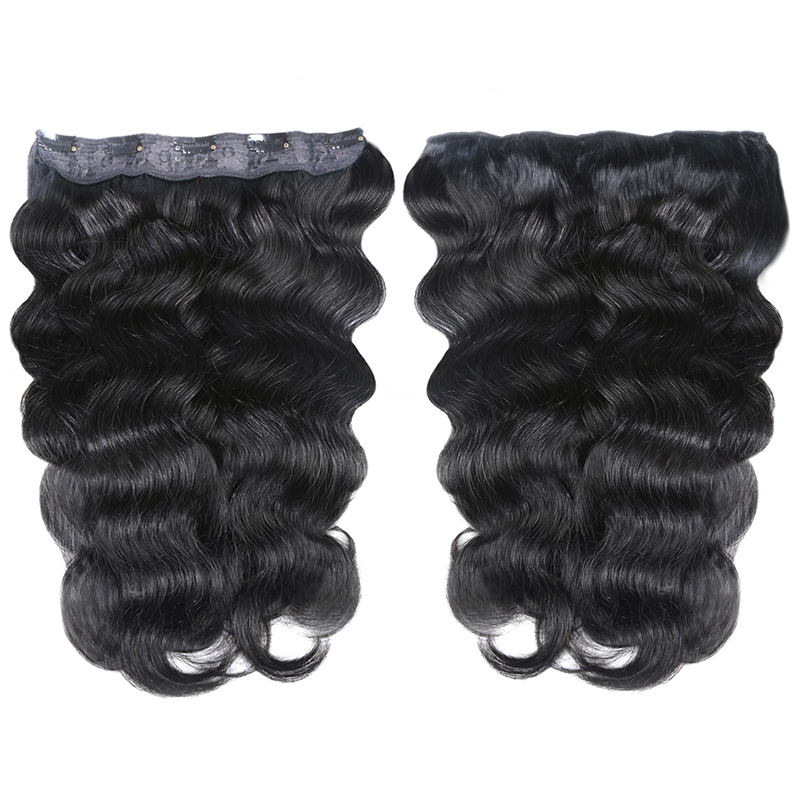 Clip In Hair Piece - Body Wave Clip ins Human Hair