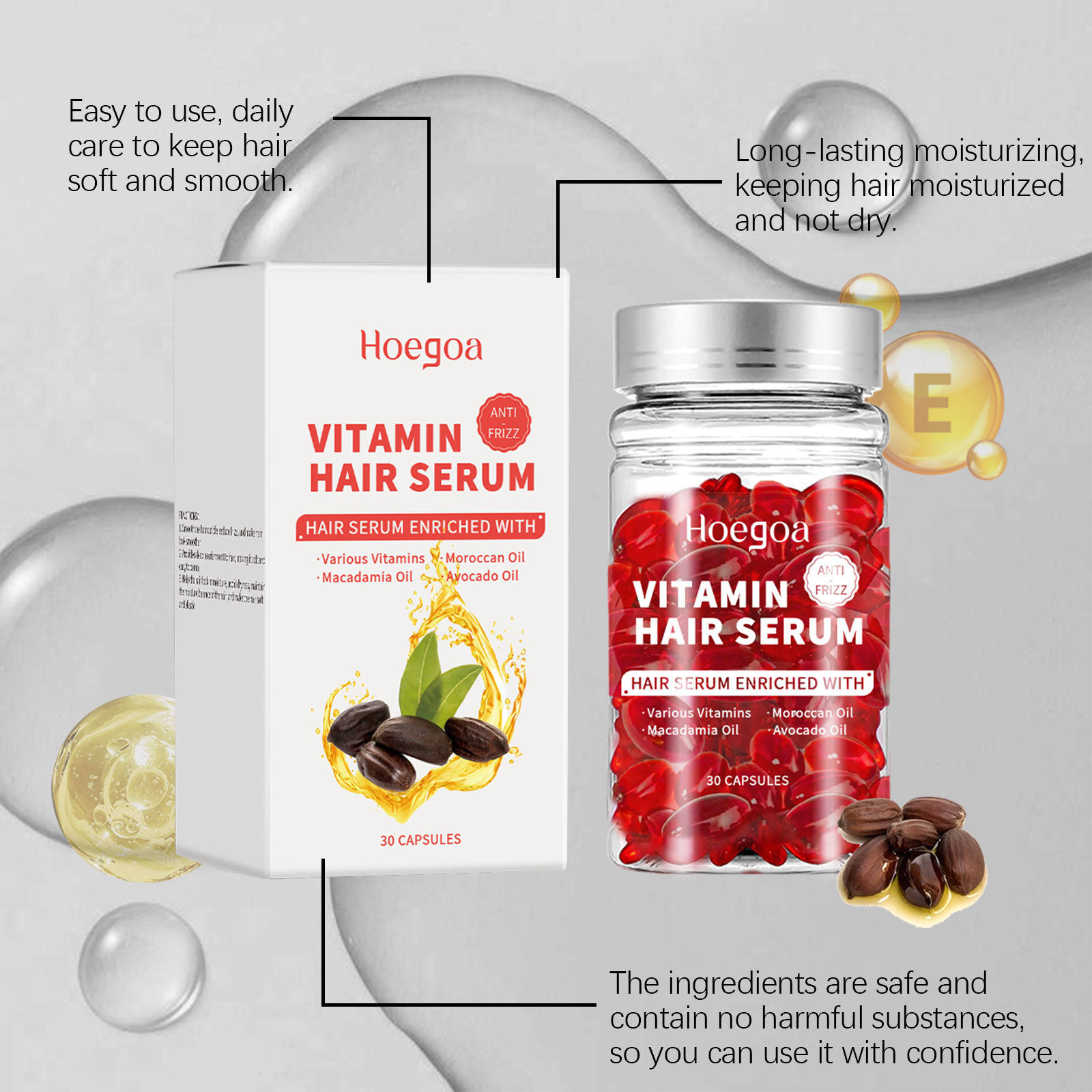 Hair Care Essence - Vitamin Hair Care Serum Capsules Increase