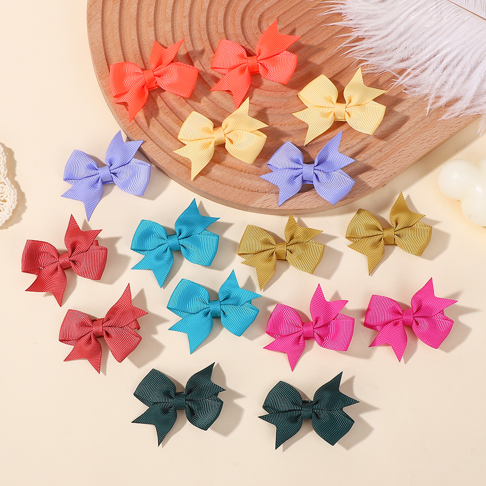 Hair Care For Baby - 40pcs Random Color Baby Hair Bows