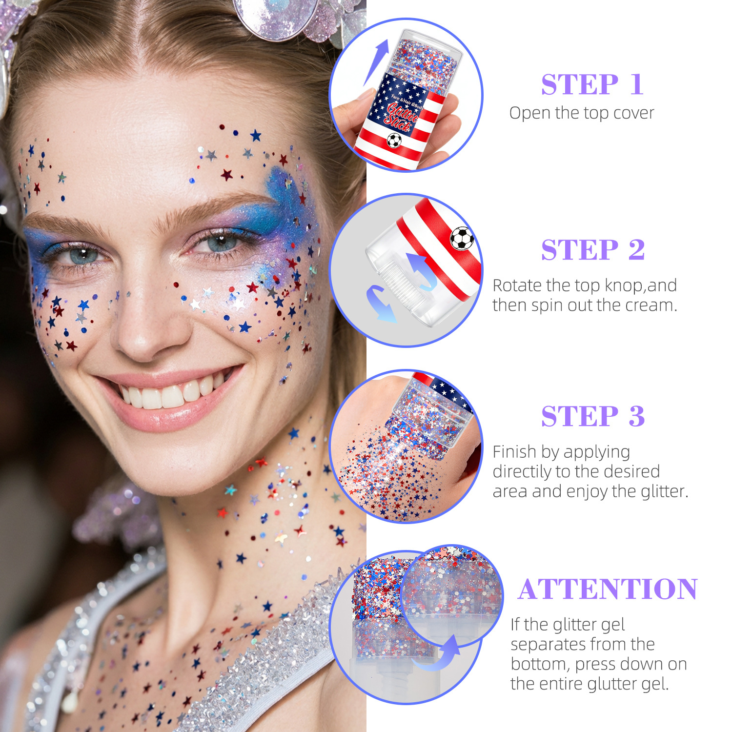 Sparkling Sequins Glitter Gel  - Hair Care Lotion บทวิจารณ์และราคา