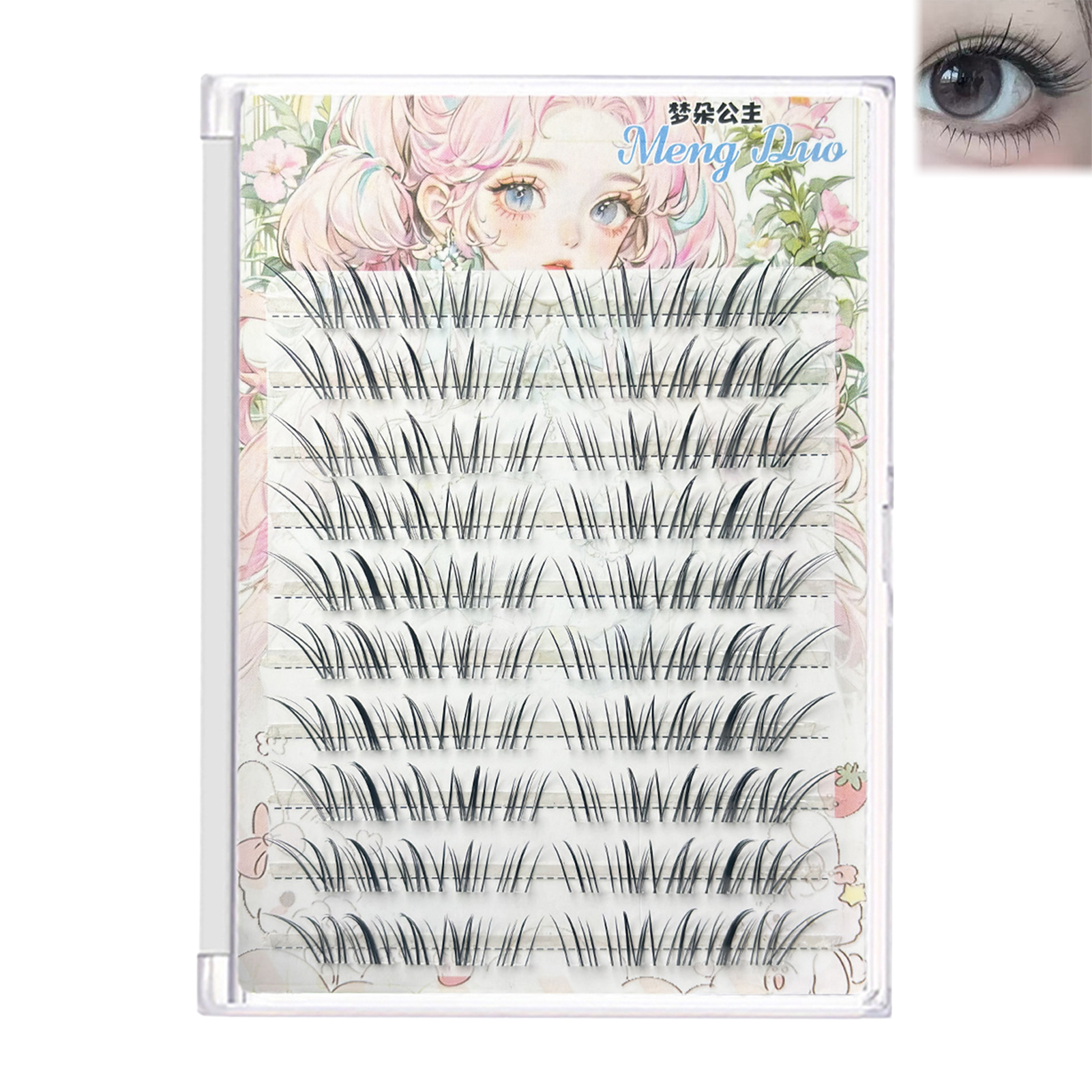 DIY False Eyelashes Transparen - Hair Care Korea บทวิจารณ์และราคา