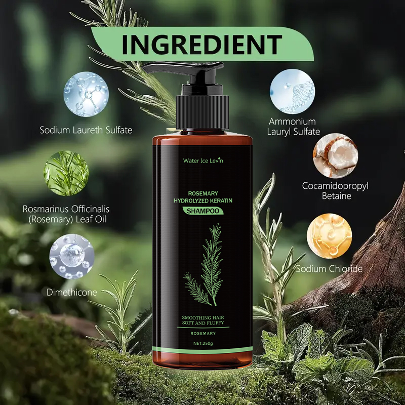 Rosemary Keratin Hydrolyzed Sh - Hair Care Keratin Shampoo บทวิจารณ์และราคา