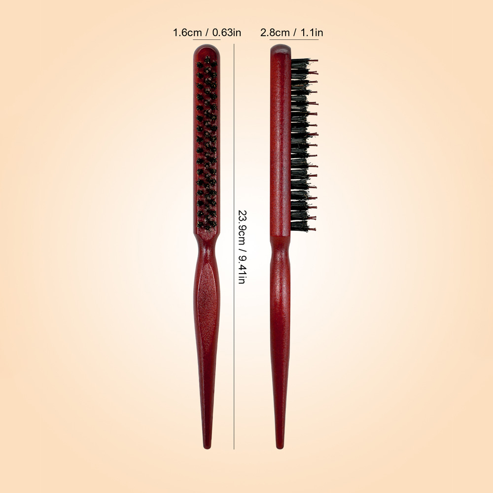 2 Piece Wooden Hair Brush Set  - Hair Care Daily Routine บทวิจารณ์และราคา