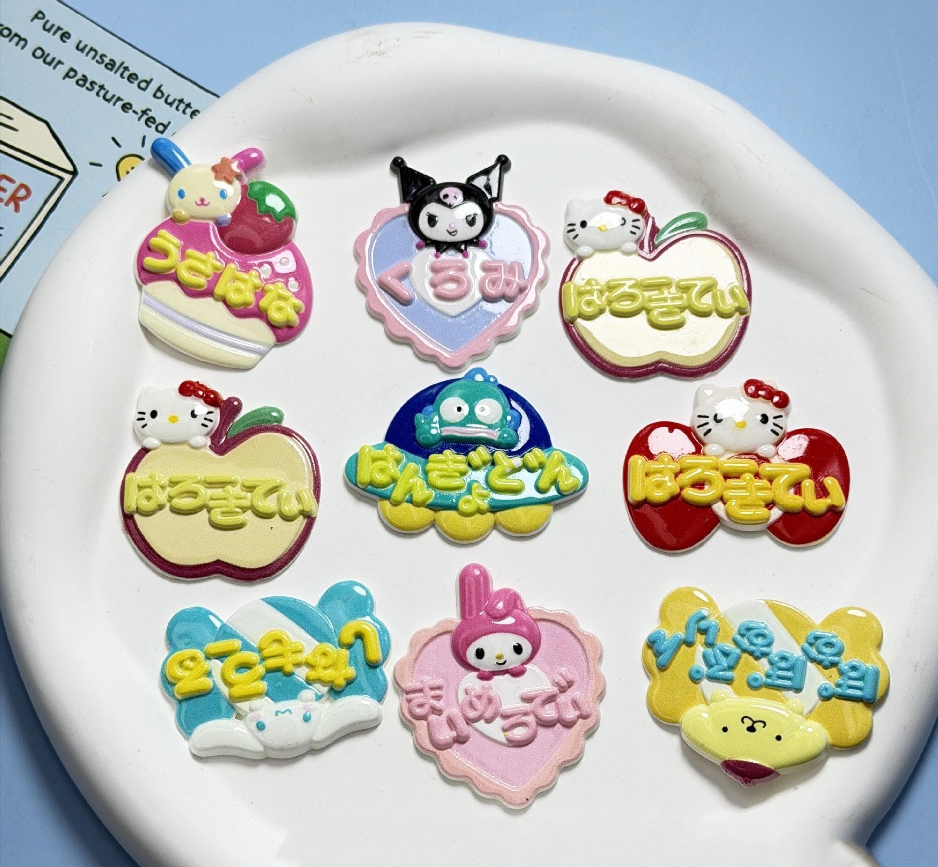 10PCS Cute Character Resin Cab - Hair Care Lotion บทวิจารณ์และราคา