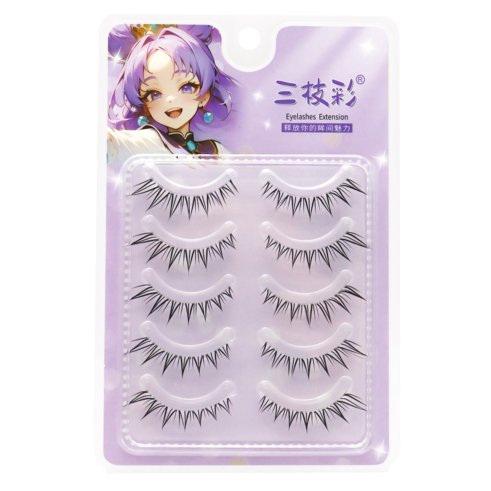 5pair Foxes False Eyelashes Fu - Hair Care Korea บทวิจารณ์และราคา