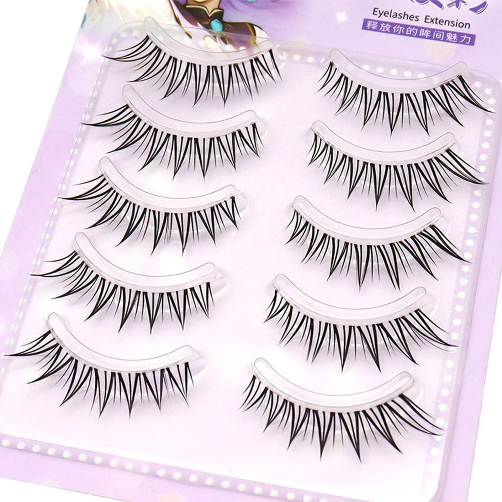 5pair Foxes False Eyelashes Fu - Hair Care Korea บทวิจารณ์และราคา
