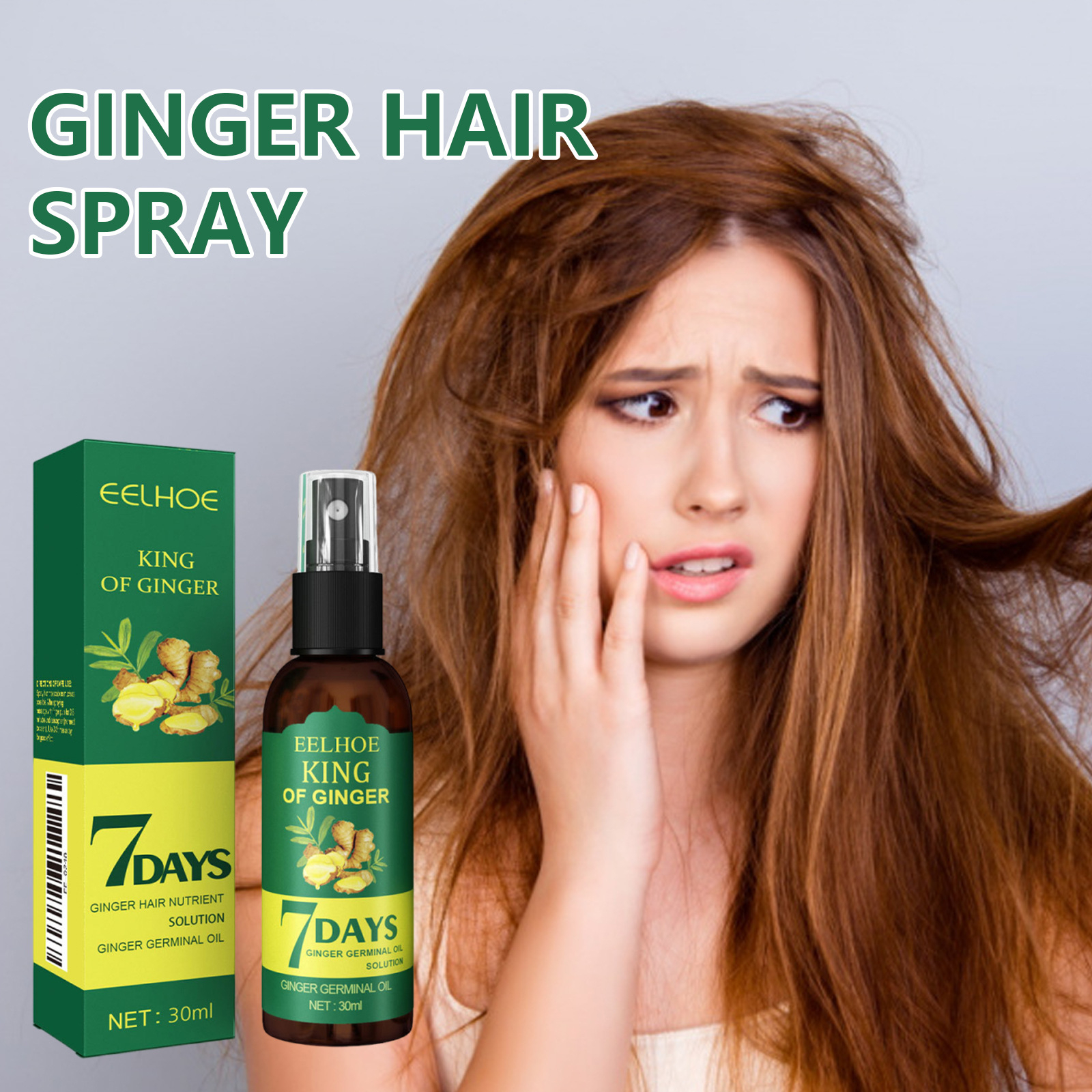 Ginger Hair Spray Root Care Se - Hair Care Lotion บทวิจารณ์และราคา
