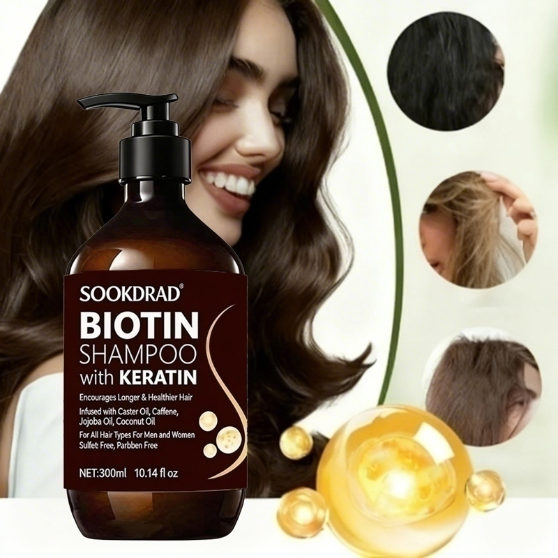 Biotin Keratin Hair Shampoo, L - Hair Care Keratin Shampoo บทวิจารณ์และราคา