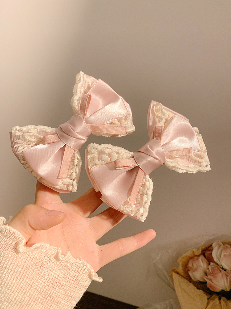 Cream Peach~Pink Bow Lace Hair - Hair Care Lotion บทวิจารณ์และราคา