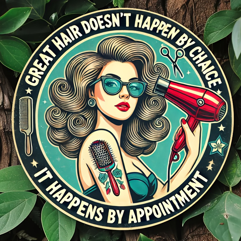 1pc Retro Hair Care Metal Alum - Hair Care Barber บทวิจารณ์และราคา