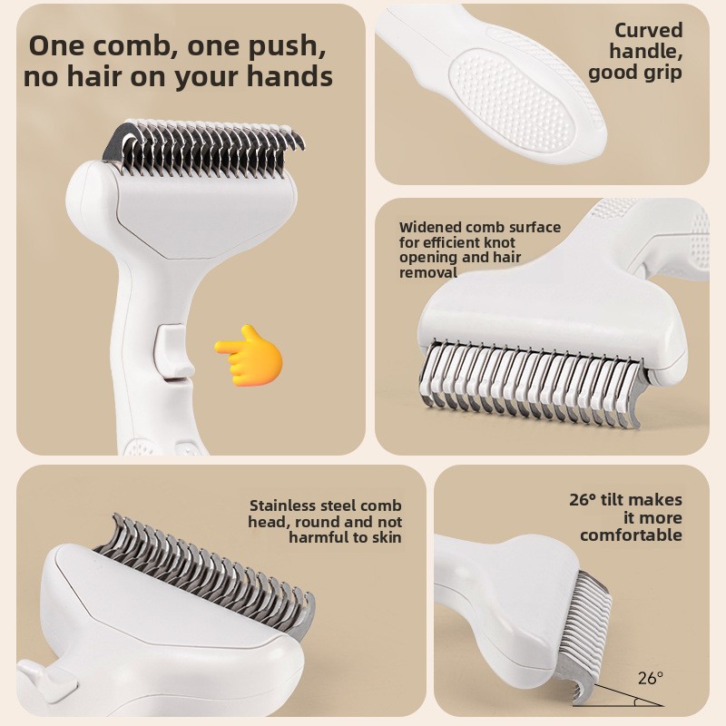 1pc Self Cleaning Fine Pin Dog - Hair Care Is Self Care บทวิจารณ์และราคา