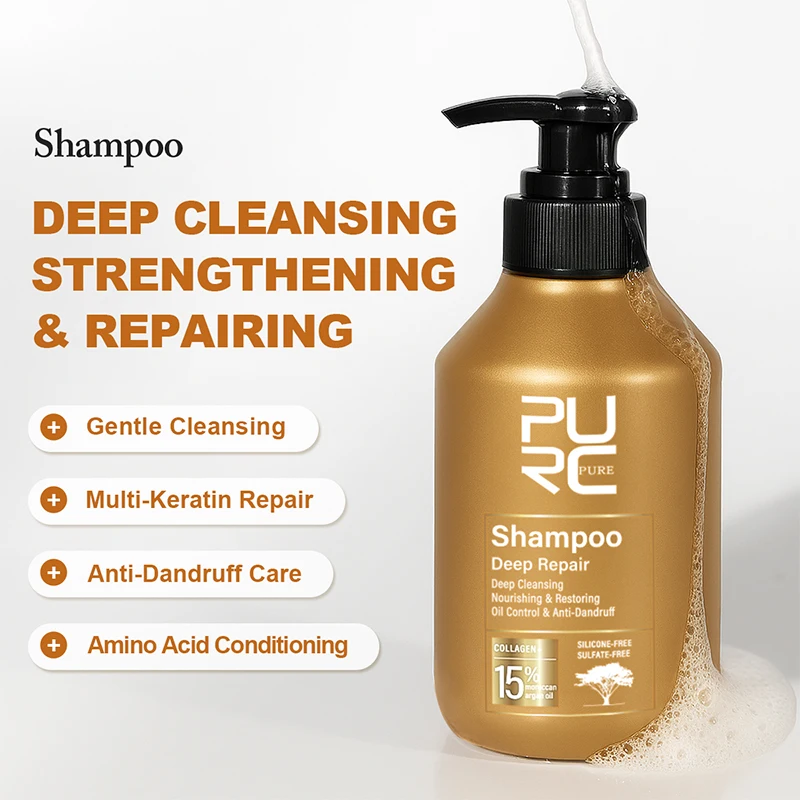 PURC Morocco Argan Oil Shampoo - Hair Care Keratin Shampoo บทวิจารณ์และราคา