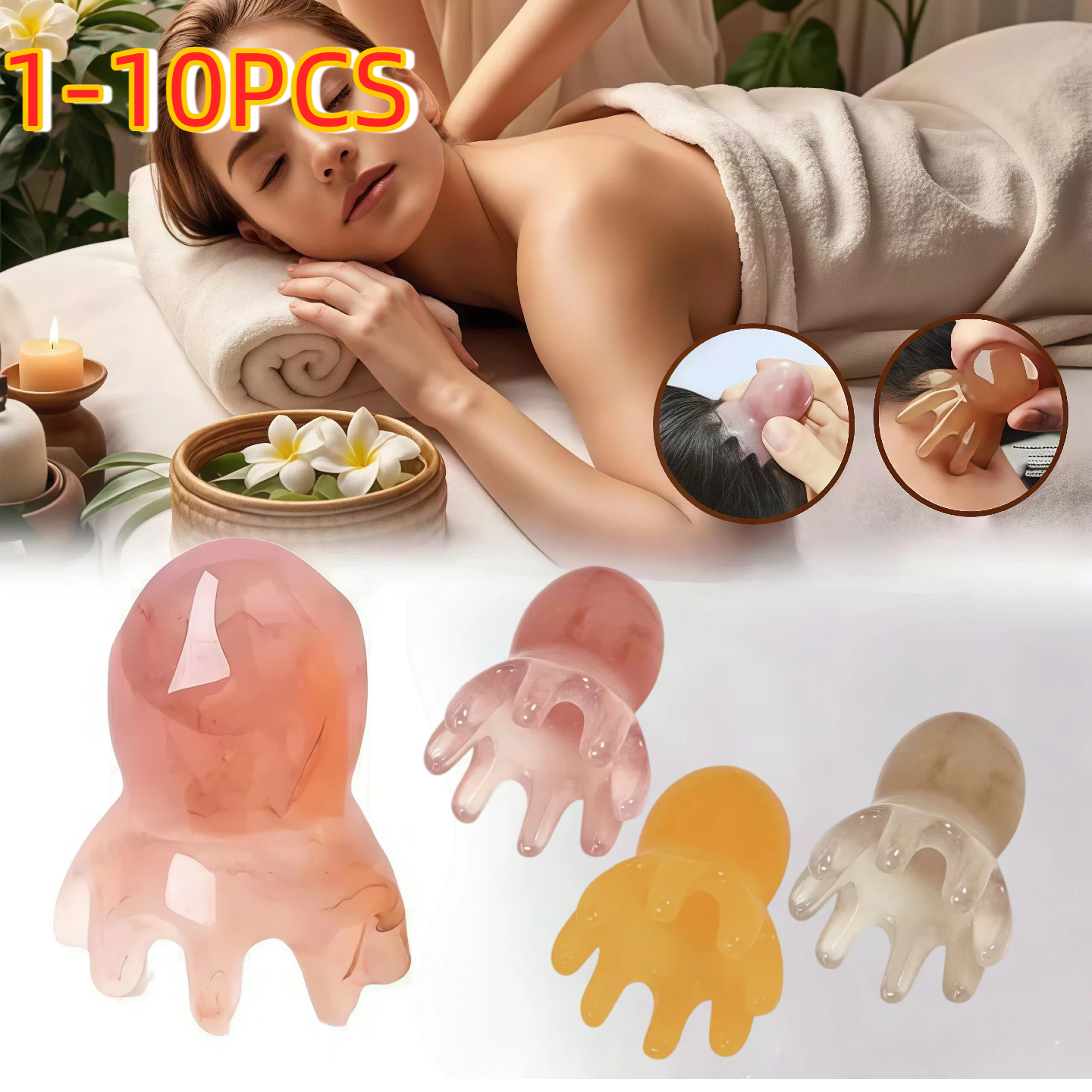 Cute Octopus Scalp Massage Com - Hair Care Korea บทวิจารณ์และราคา