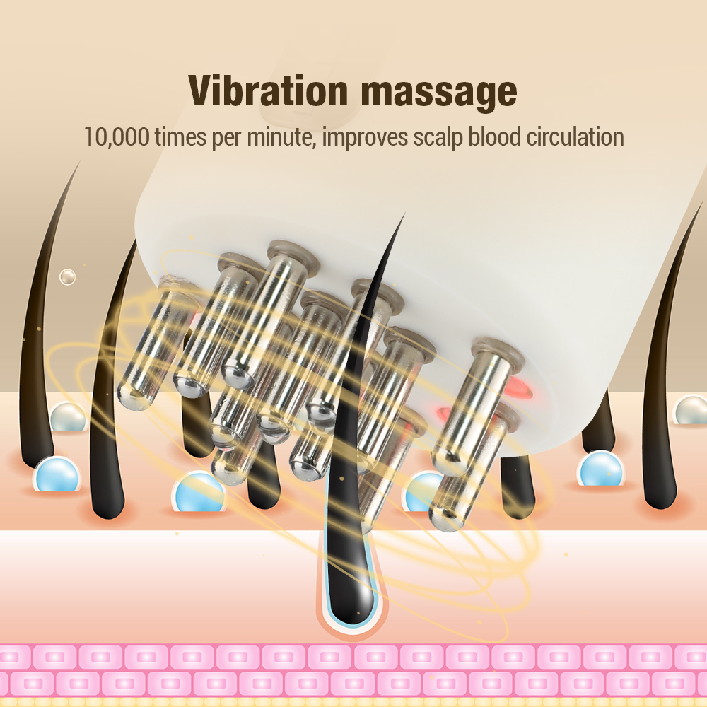 Electric Vibration Head Massag - Hair Care Essence บทวิจารณ์และราคา