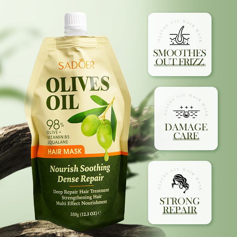 1/2Bags Olive Oil Hair Mask Co - Hair Care Olive Oil บทวิจารณ์และราคา