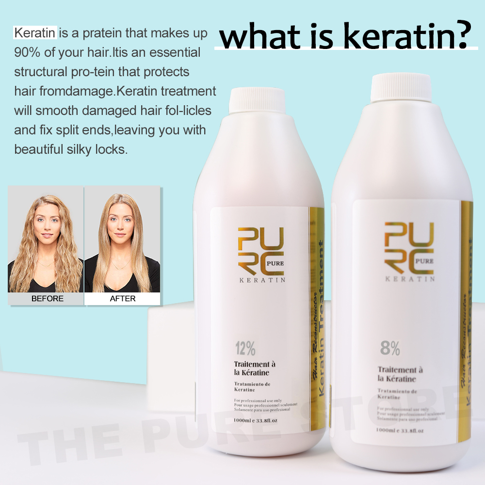 PURC 8% Keratin Smoothing Trea - Hair Care Keratin Shampoo บทวิจารณ์และราคา