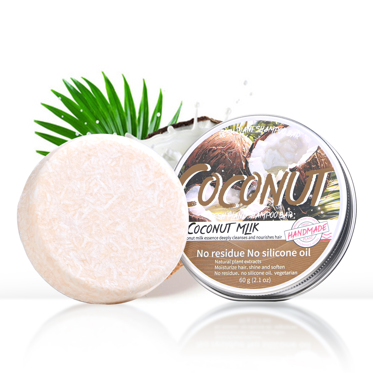 LH+60g Solid Coconut Shampoo w - Hair Care Olive Oil บทวิจารณ์และราคา