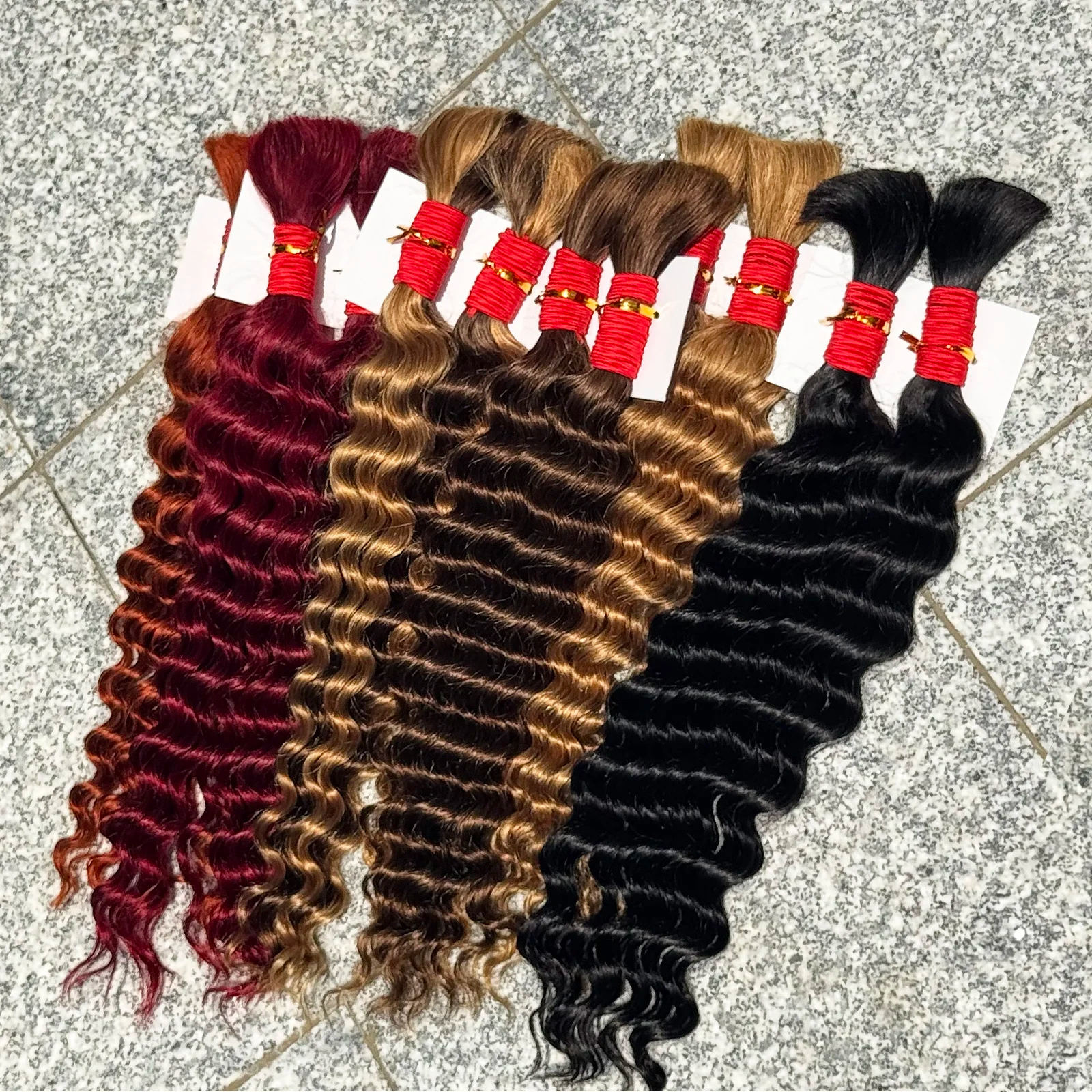 12A Human Hair Bulk for Boho B - Hair Care Barber บทวิจารณ์และราคา