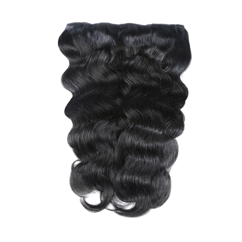 Body Wave Clip ins Human Hair  - Clip In Hair Piece บทวิจารณ์และราคา