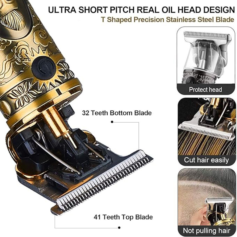 Rechargeable Mens T9 Carving H - Hair Care Barber บทวิจารณ์และราคา