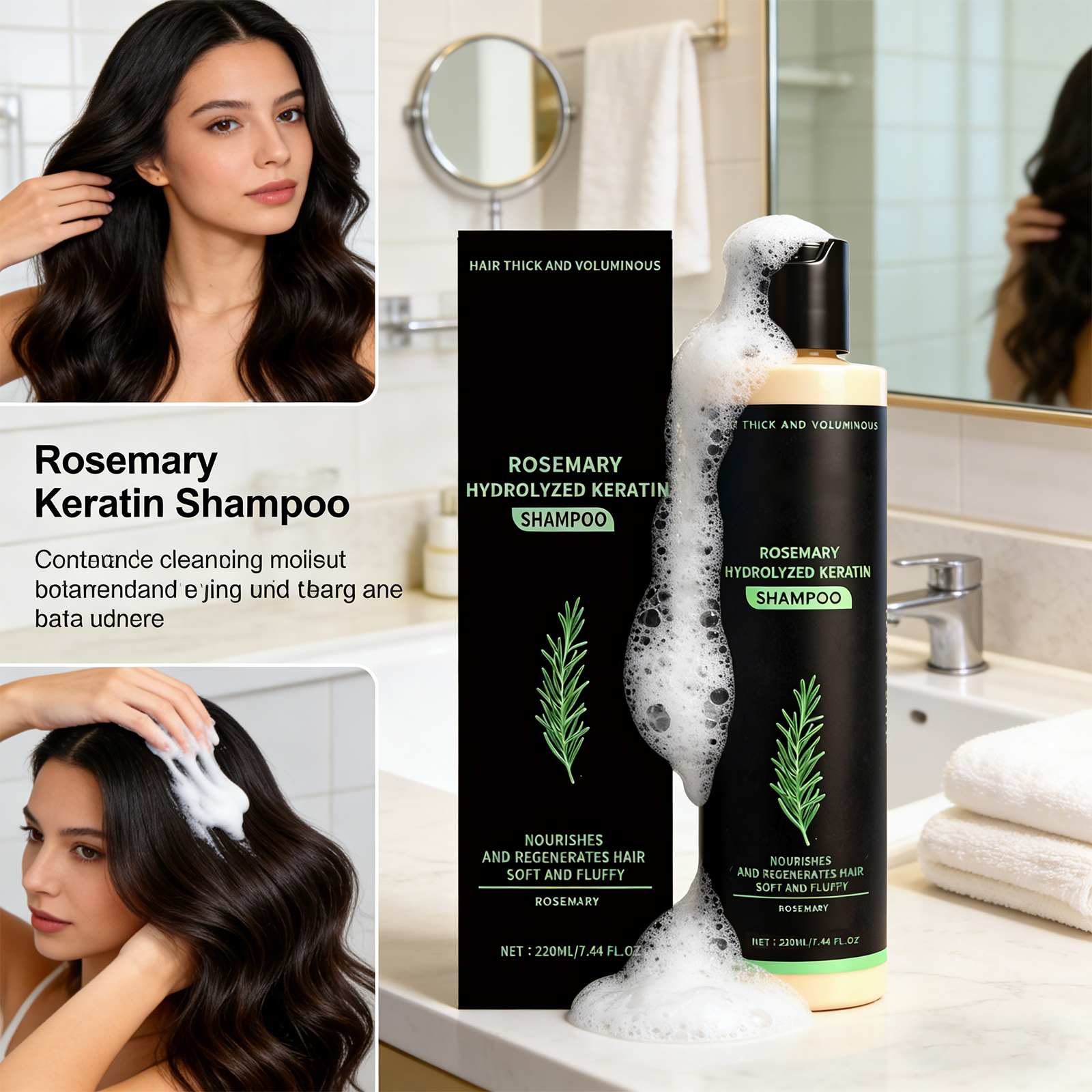 Rosemary Keratin Volumizing Sh - Hair Care Keratin Shampoo บทวิจารณ์และราคา