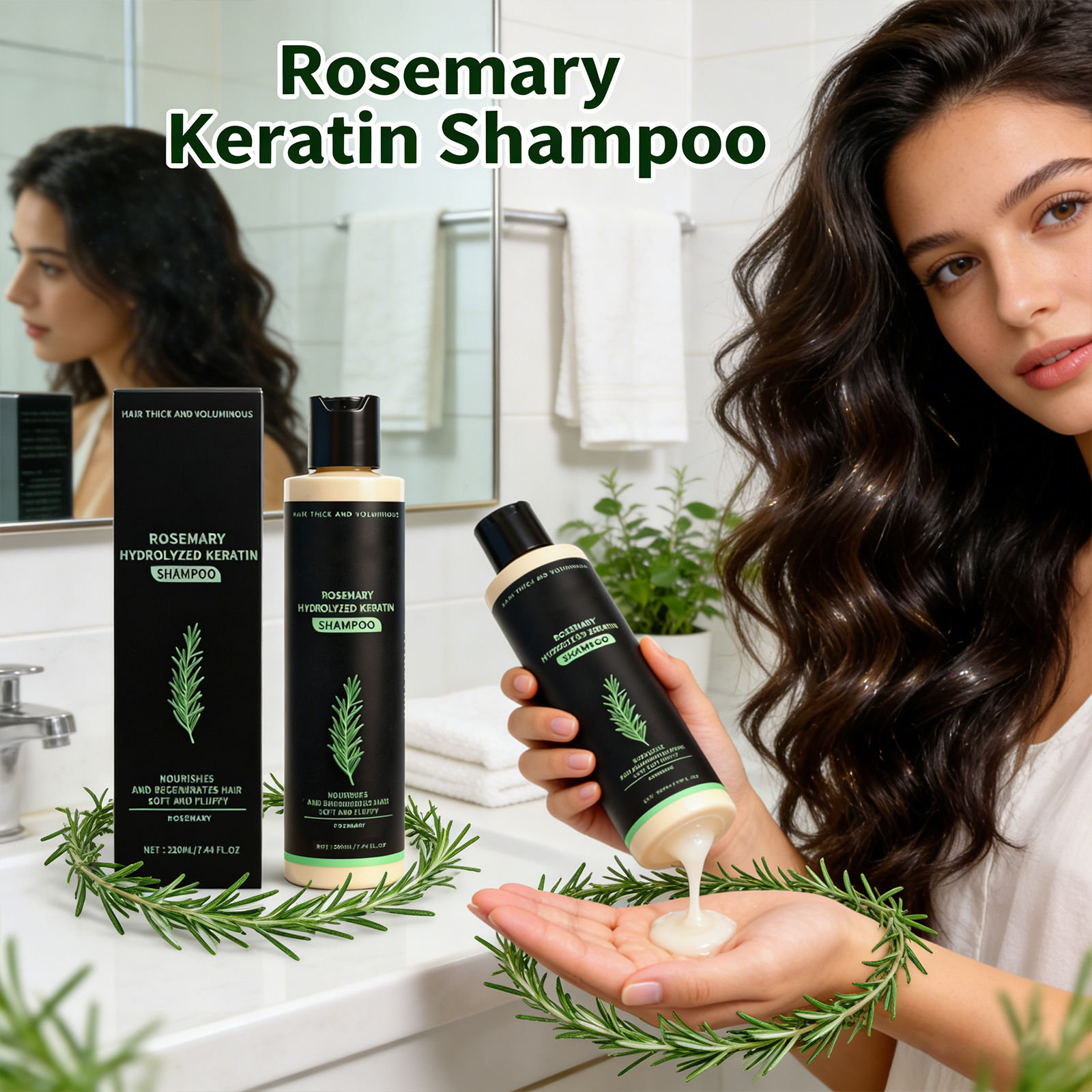 Rosemary Keratin Volumizing Sh - Hair Care Keratin Shampoo บทวิจารณ์และราคา