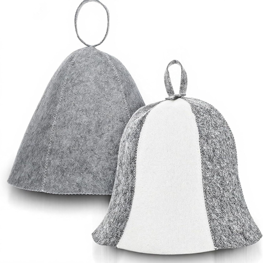 Home Sauna Gray Sauna Hat Saun - Hair Care Daily Routine บทวิจารณ์และราคา