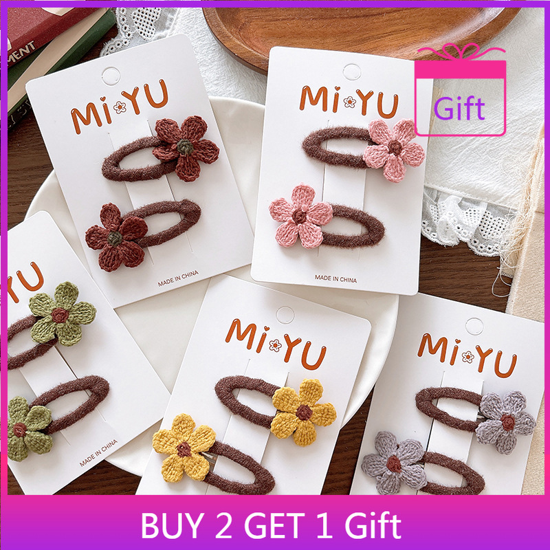 Korean Infant Hair Clips 2PCS  - Hair Care For Baby บทวิจารณ์และราคา