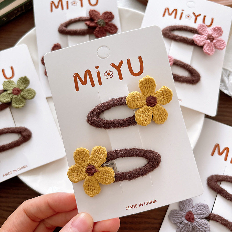 Korean Infant Hair Clips 2PCS  - Hair Care For Baby บทวิจารณ์และราคา