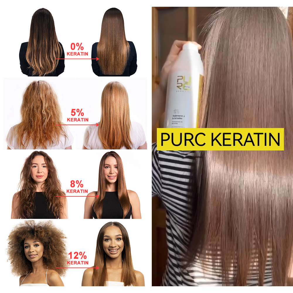 PURC 5% Keratin Smoothing Trea - Hair Care Keratin Shampoo บทวิจารณ์และราคา