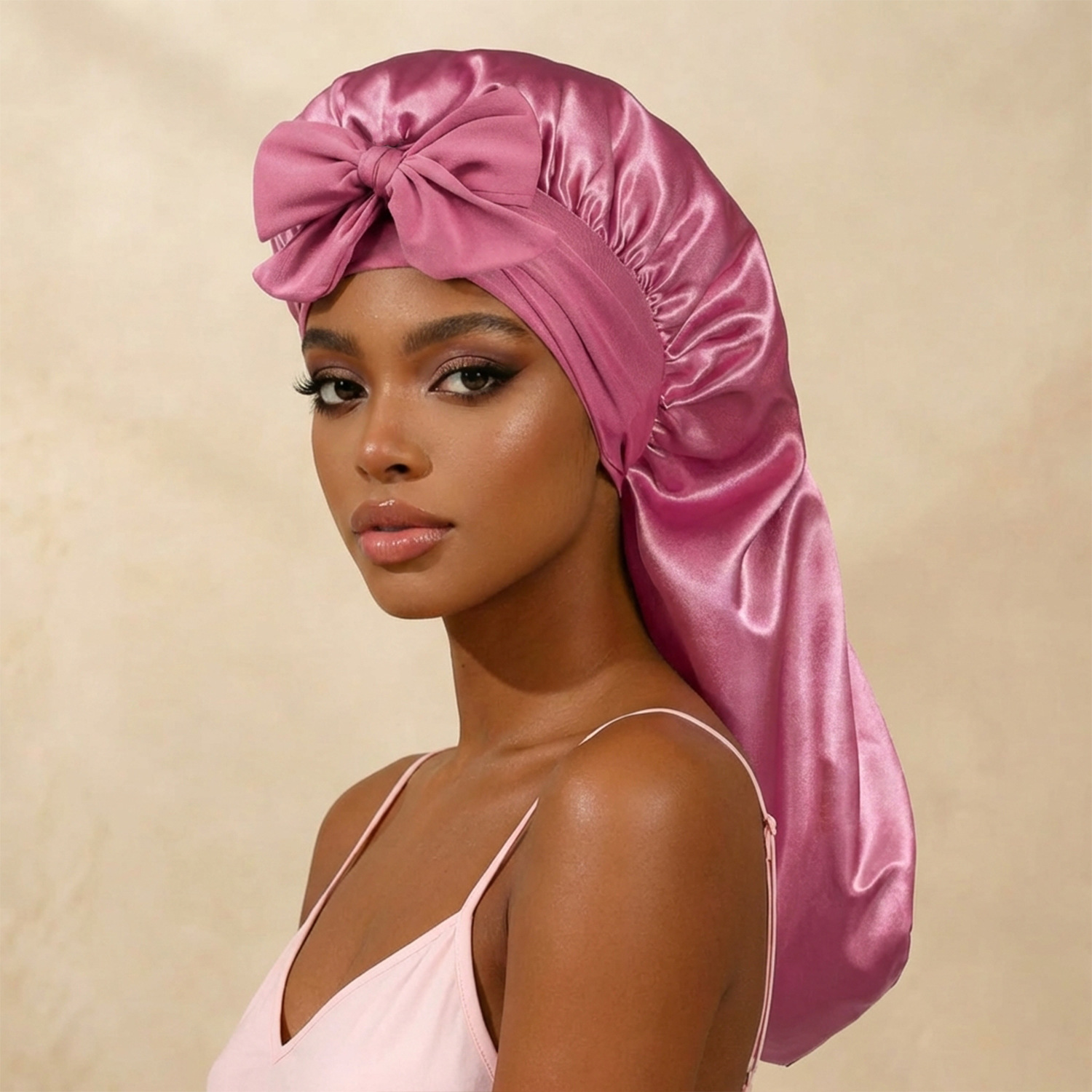 Long Satin Bonnet for Women, S - Hair Care Daily Routine บทวิจารณ์และราคา