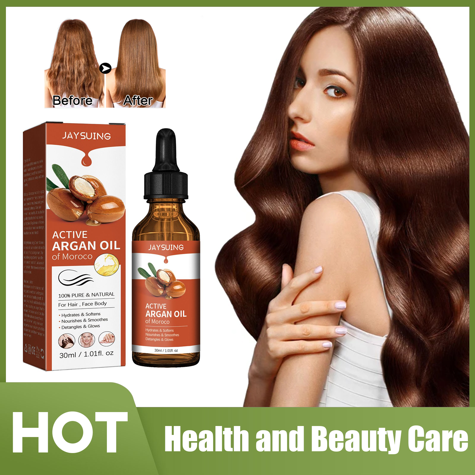 Argan Oil for Hair Treatment S - Hair Care Essence บทวิจารณ์และราคา