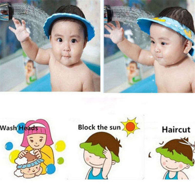 Adjustable Baby Shower Hat Tod - Hair Care For Baby บทวิจารณ์และราคา