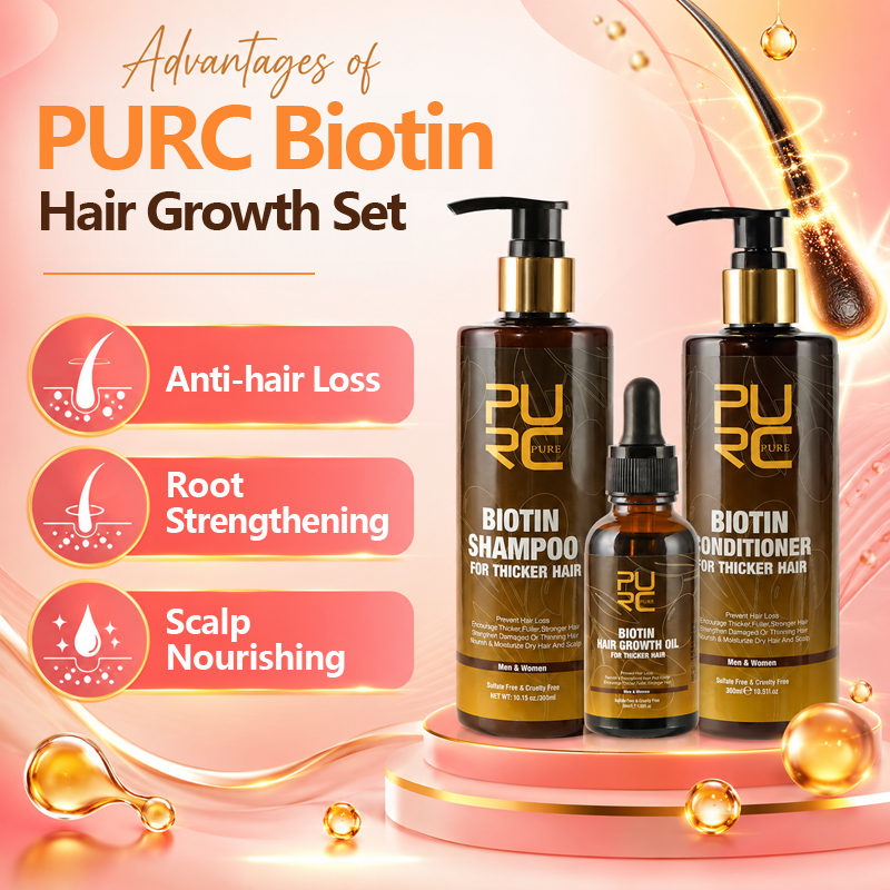 PURC Biotin Hair Growth Oil Sh - Hair Care Keratin Shampoo บทวิจารณ์และราคา