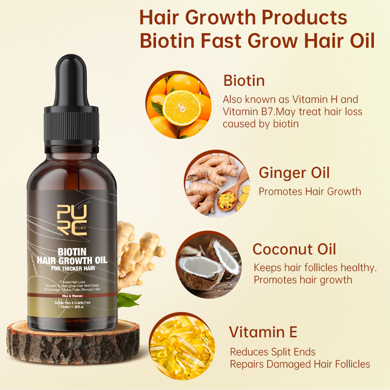 PURC Biotin Hair Growth Oil Sh - Hair Care Keratin Shampoo บทวิจารณ์และราคา