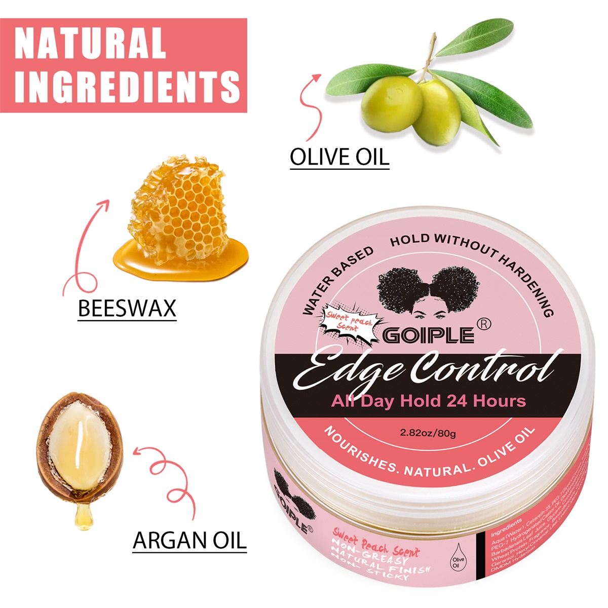 GOIPLE Natural Fruits Scents E - Hair Care Olive Oil บทวิจารณ์และราคา