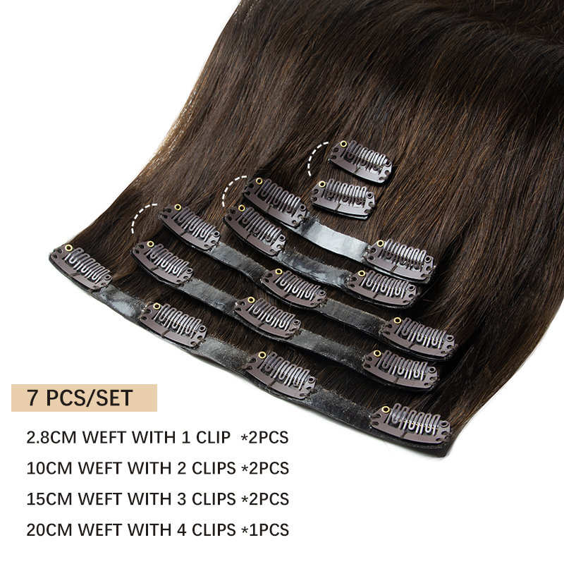 Invisible Thick PU Clip In Hum - Clip In Hair Piece บทวิจารณ์และราคา