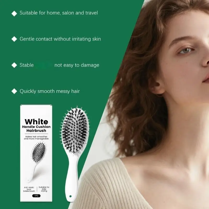 Boar Bristles And Nylon Brush  - Hair Care Daily Routine บทวิจารณ์และราคา